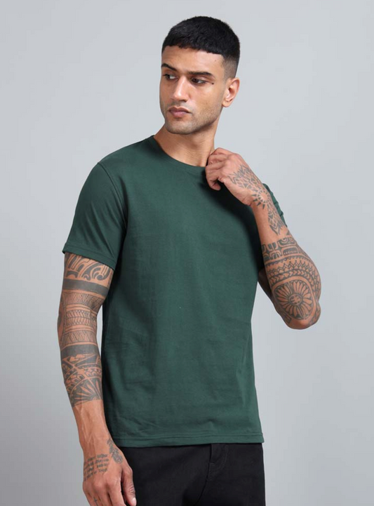 Premium Crewneck Bottle Green