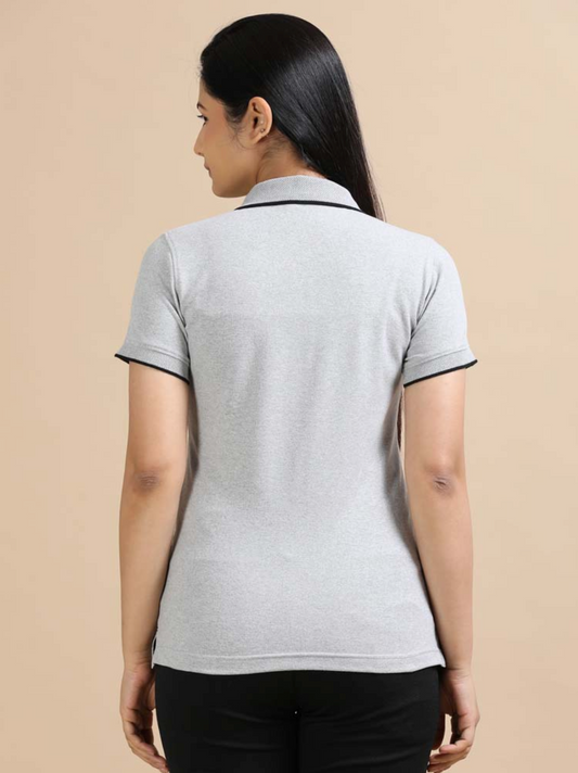 Premium Polos Heather Grey