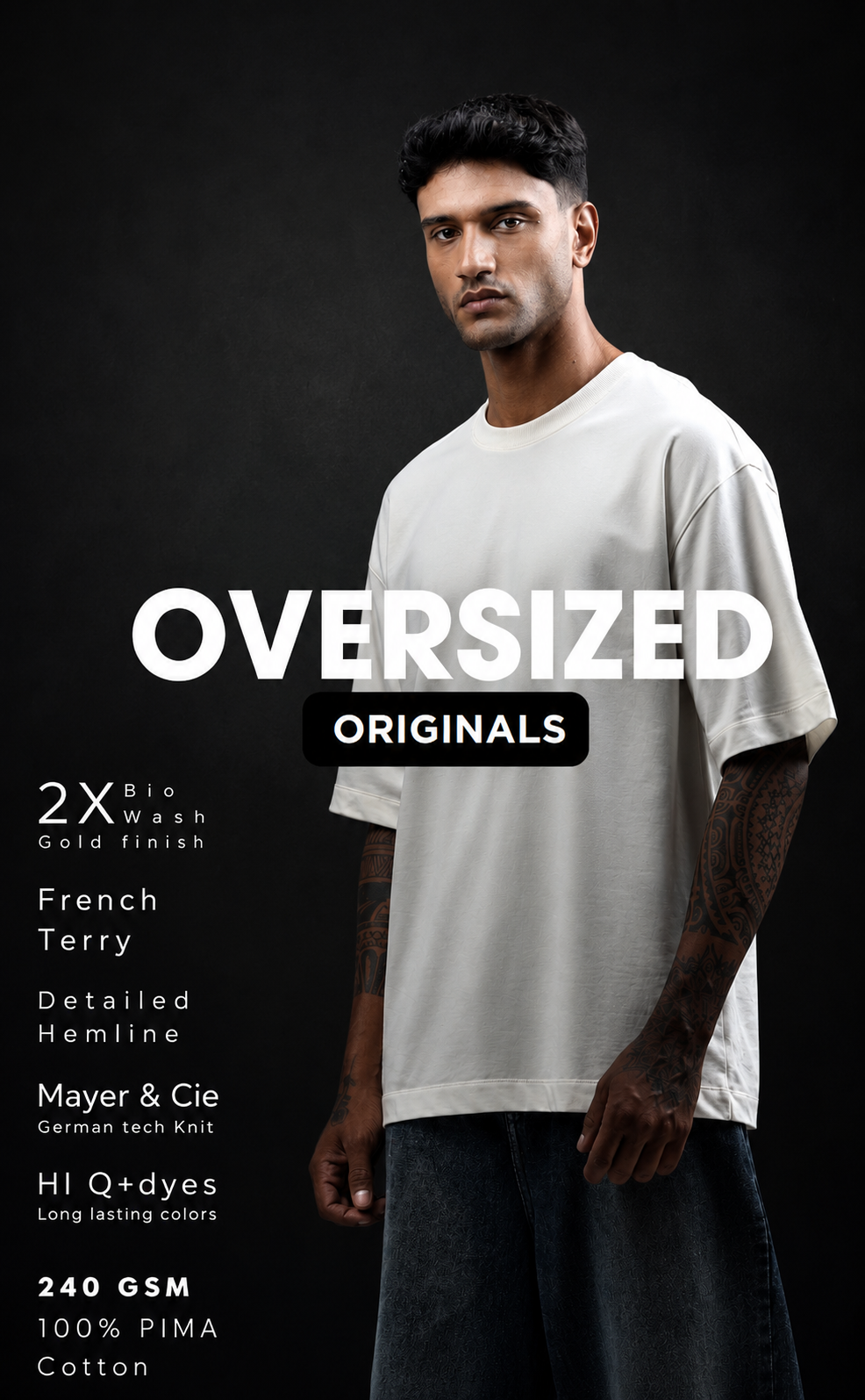 Oversized Tee white