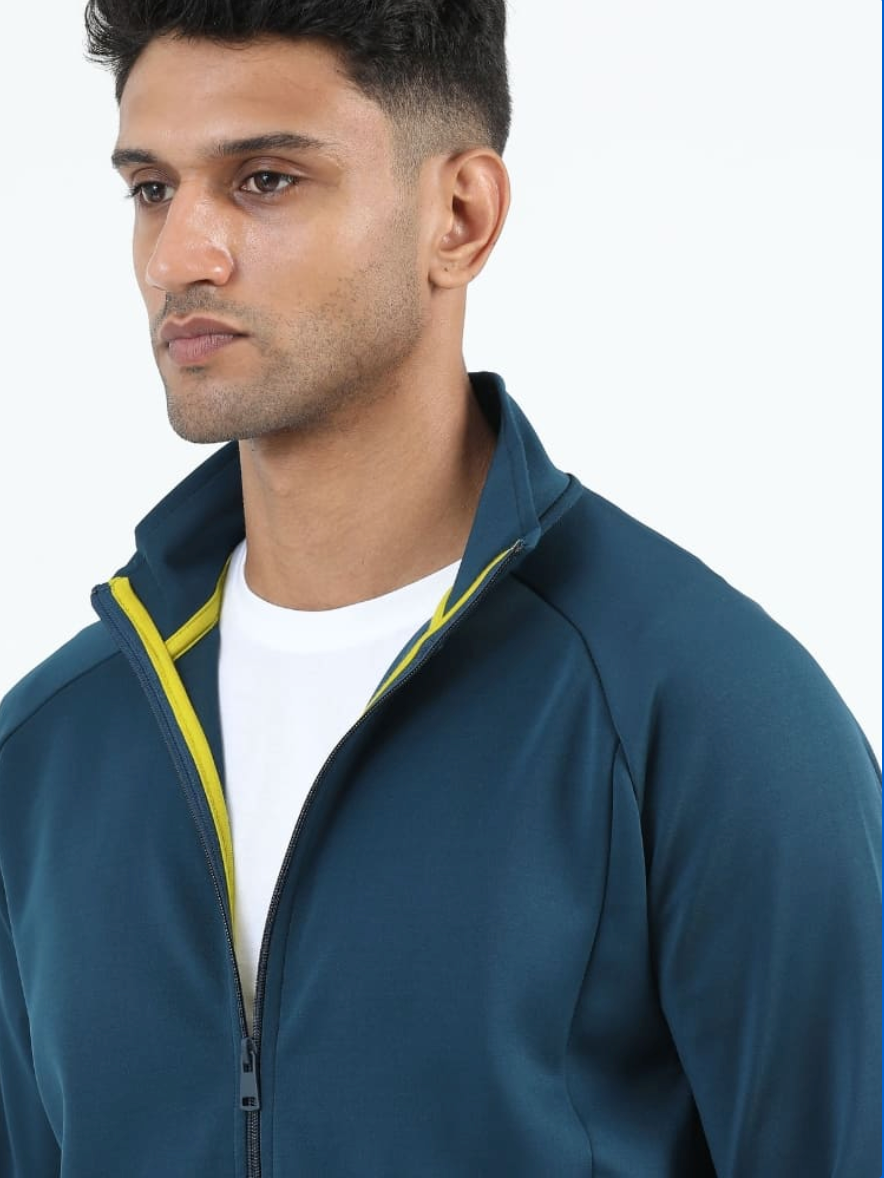 Jet Setter Jacket Teal Blue