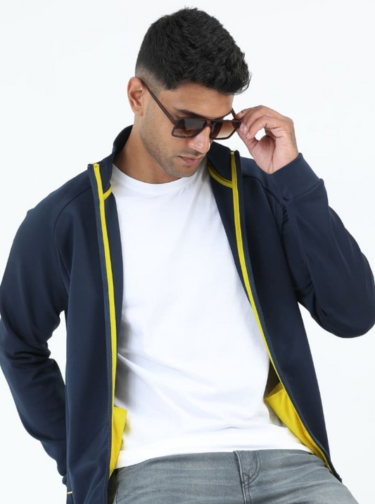 Jet Setter Jacket Navy Blue
