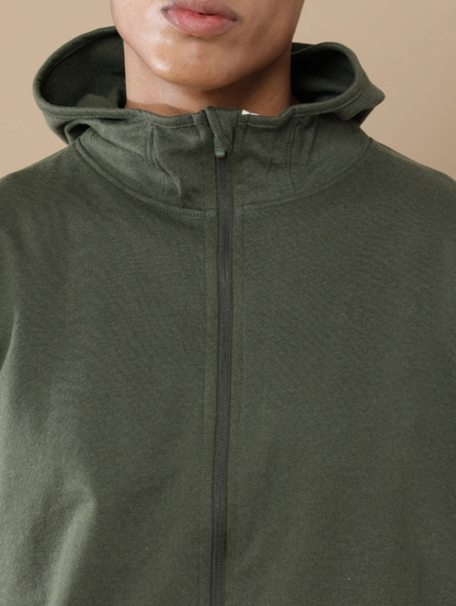 Sustainable 2 in 1 Zipper Olive Rush
