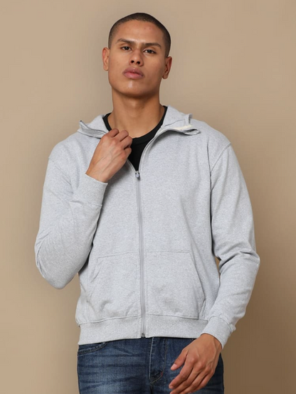 Sustainable 2 in 1 Zipper Heather Grey