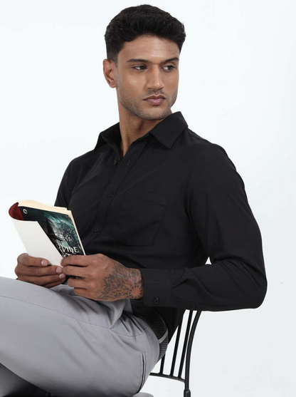 Premium Work Day Black Shirt
