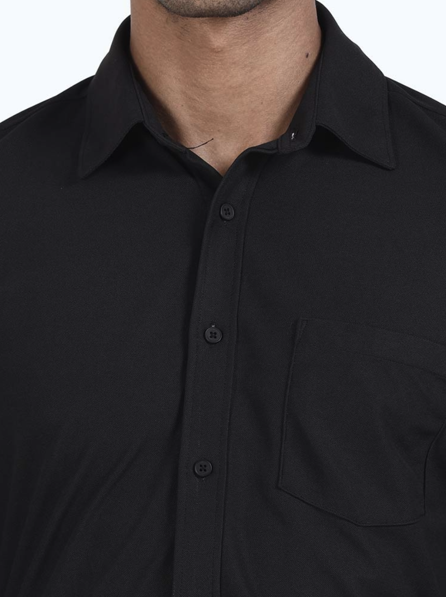 Premium Work Day Black Shirt