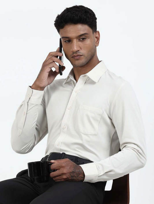 Premium Work Day Off White Shirt