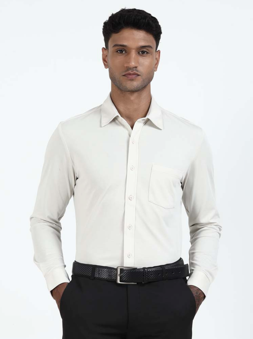 Premium Work Day Off White Shirt