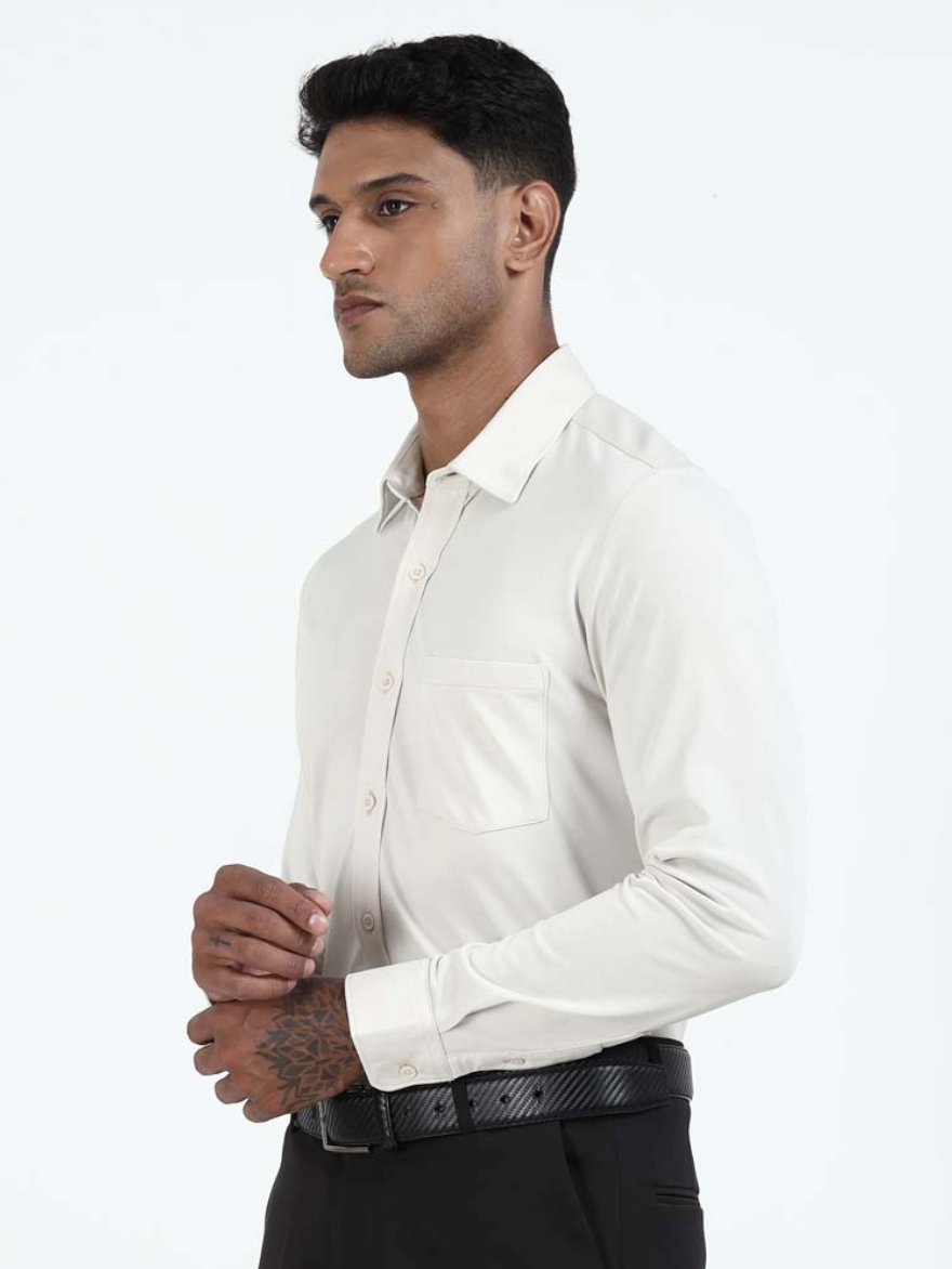 Premium Work Day Off White Shirt