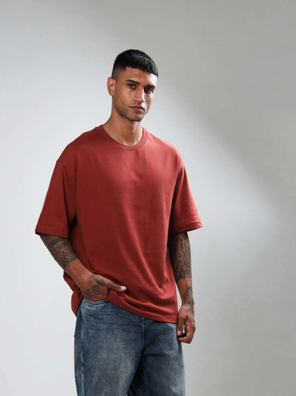 Oversized Tee Rust