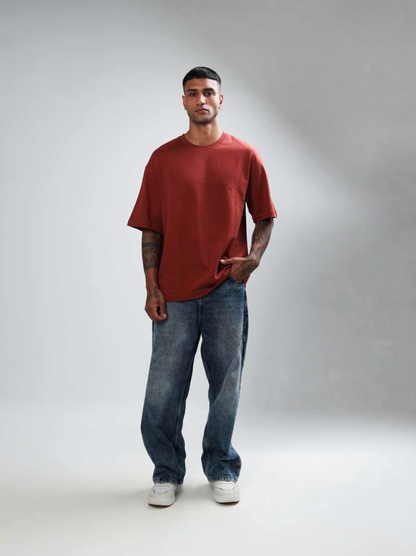 Oversized Tee Rust