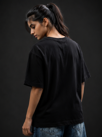 Oversized Tee Black For Women
