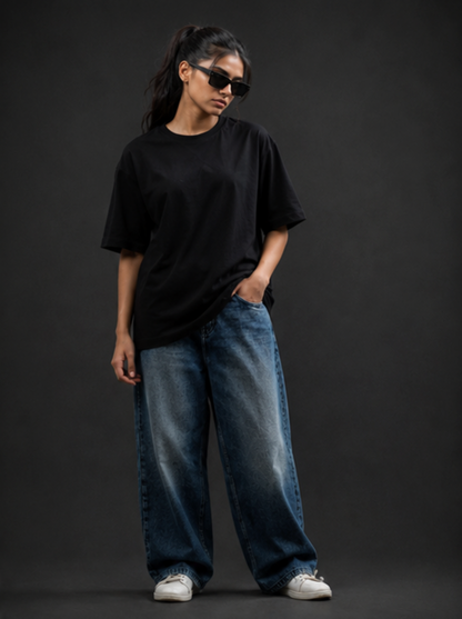 Oversized Tee Black For Women