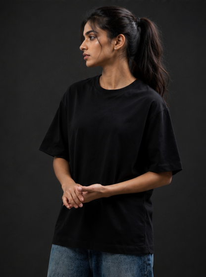 Oversized Tee Black For Women