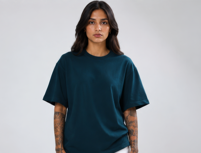 Oversized Tee Petrol For Women