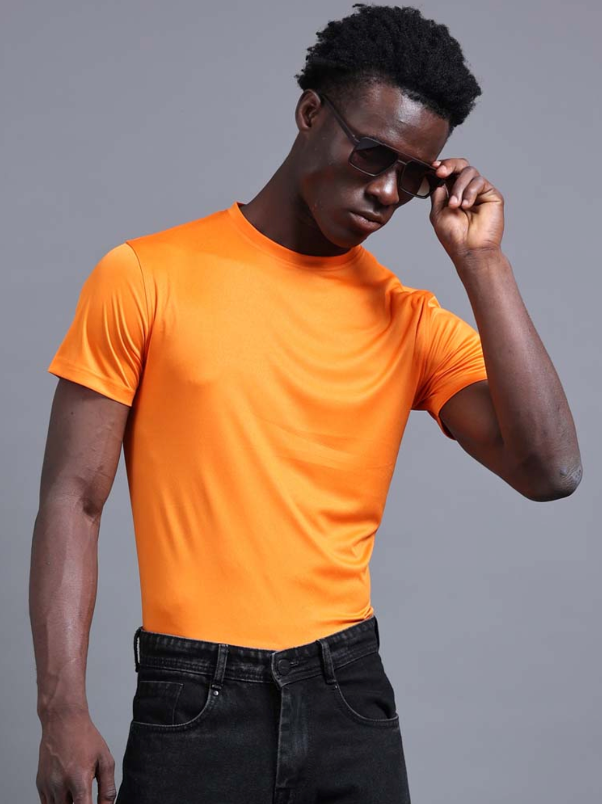 Mobilitee Crewneck Tangy Orange