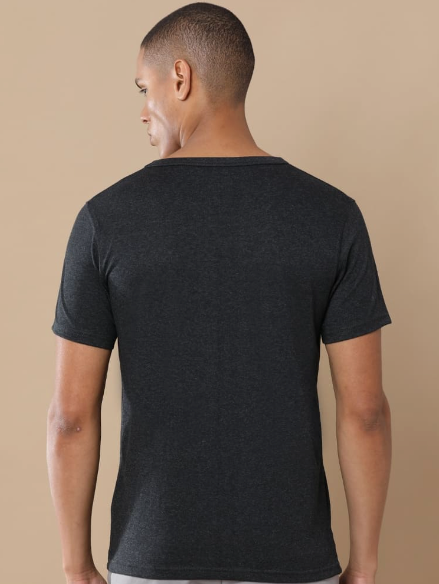 Sustainable Crewneck Charcoal  Melange
