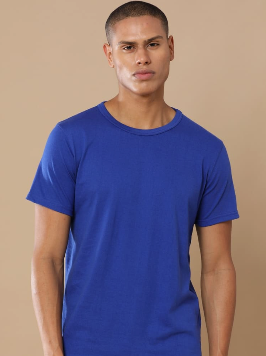 Sustainable Crewneck Heather Blue