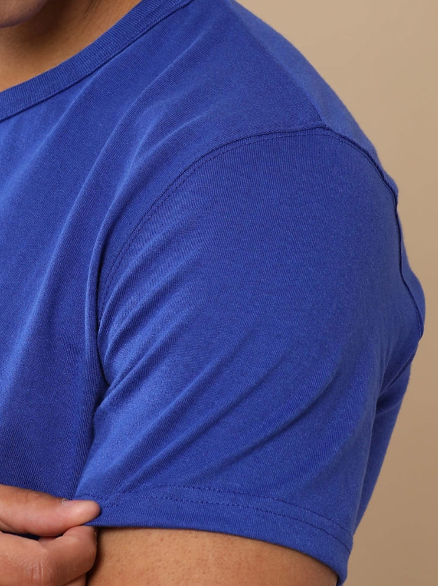 Sustainable Crewneck Heather Blue