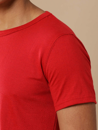 Sustainable Crewneck Heather Red