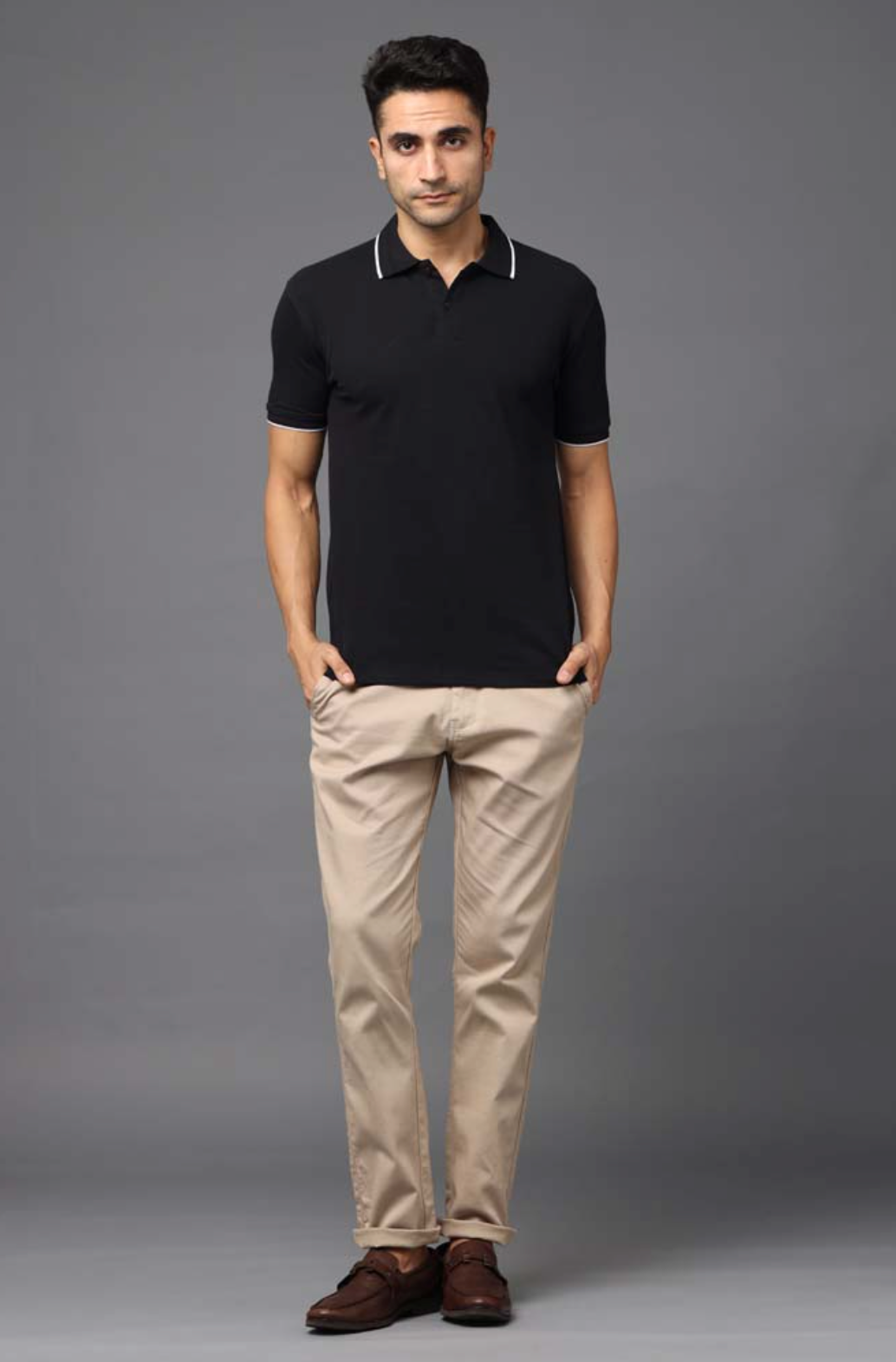 Premium 100% Double-Tucked Cotton Black