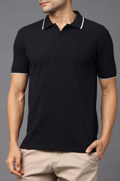 Premium 100% Double-Tucked Cotton Black