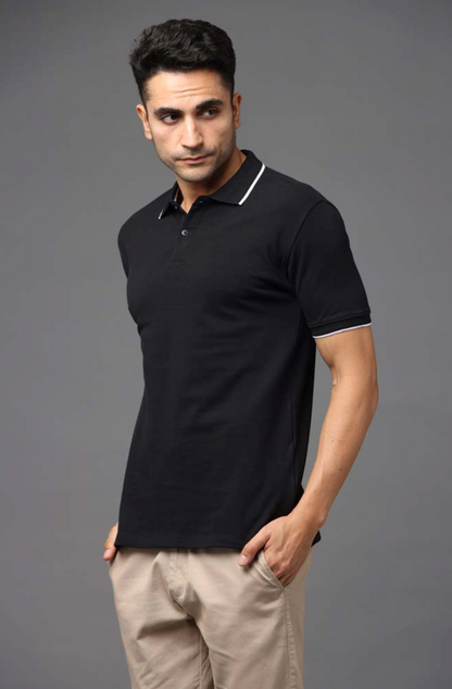 Premium 100% Double-Tucked Cotton Black