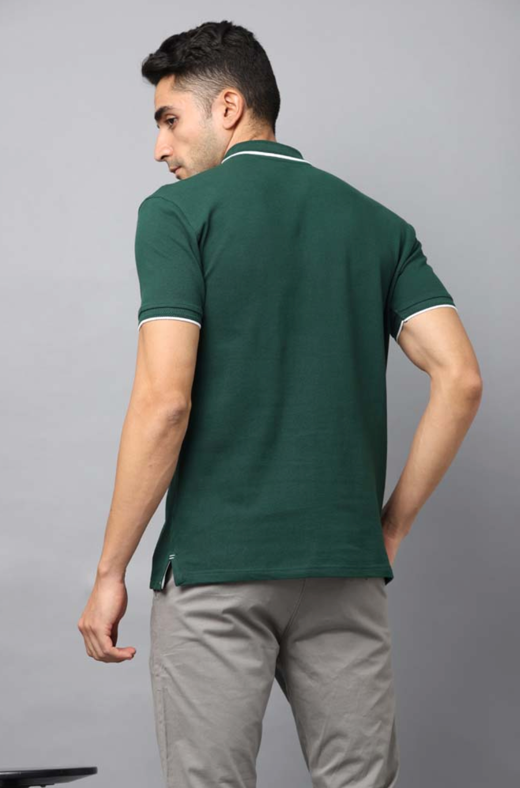 Premium 100% Double-Tucked Cotton Bottle Green