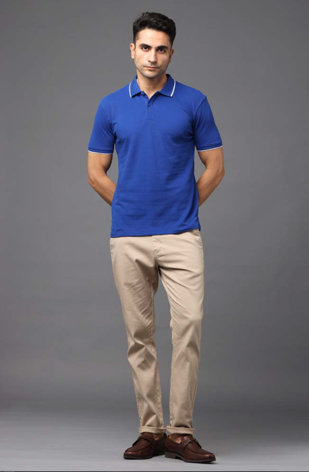 Premium 100% Double-Tucked Cotton Imperial Blue