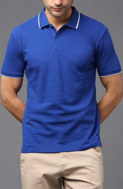 Premium 100% Double-Tucked Cotton Imperial Blue