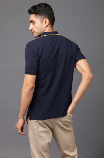 Premium 100% Double-Tucked Cotton Midnight Navy