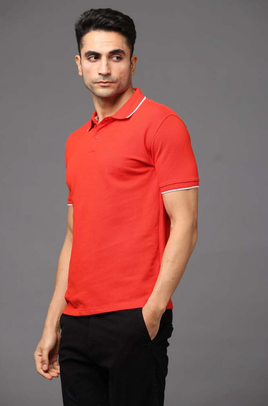 Premium 100% Double-Tucked Cotton Red