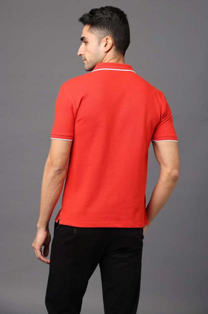 Premium 100% Double-Tucked Cotton Red