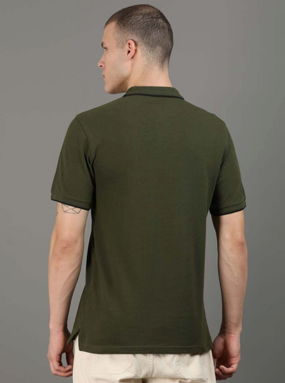 Premium 100% Double-Tucked Cotton Olive Green