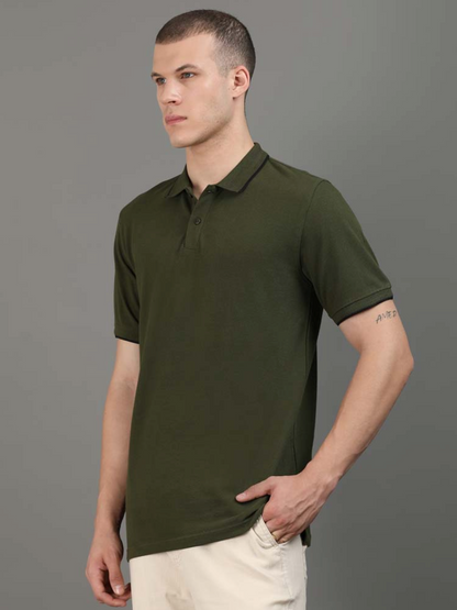 Premium 100% Double-Tucked Cotton Olive Green