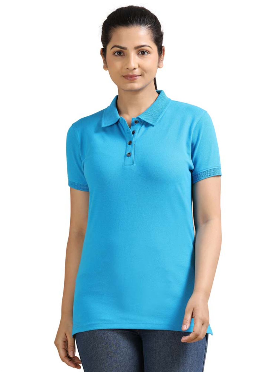 Premium Polos Aqua Blue