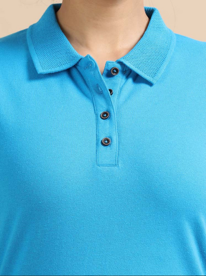 Premium Polos Aqua Blue