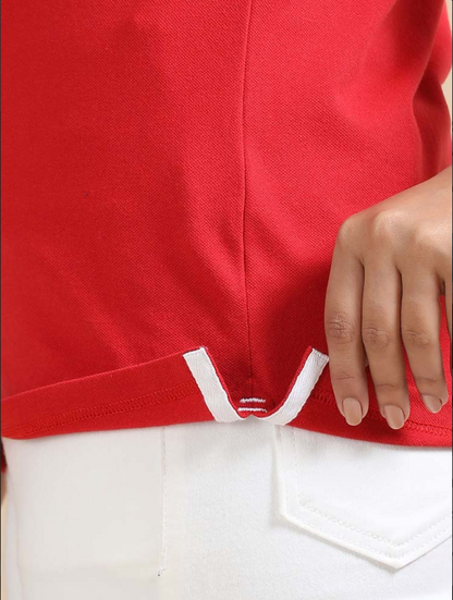 Premium Polos Heather Red