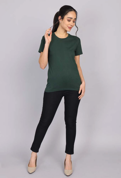 Premium 100% Cotton Bottle Green