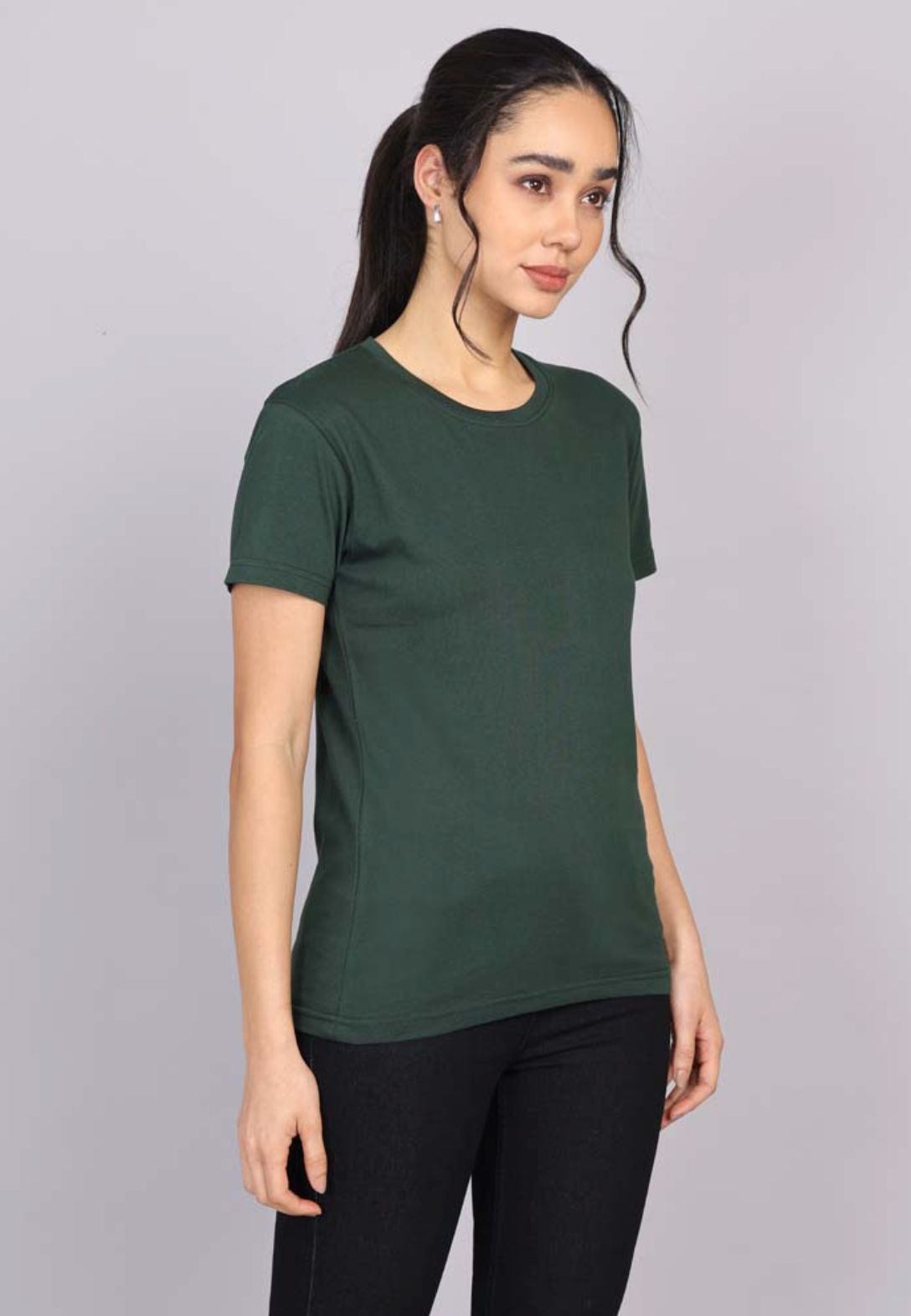 Premium 100% Cotton Bottle Green