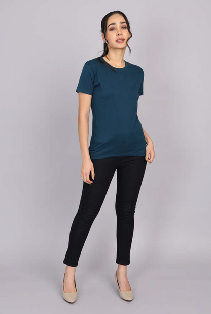 Premium 100% Cotton Petrol Blue