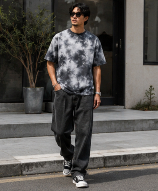 Unisex Tie Dye Oversized T-Shirt
