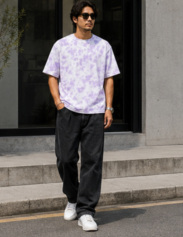 Unisex Tie Dye Oversized T-Shirt