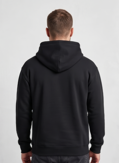 Unisex Pullover Hoodie Black & Navy Blue
