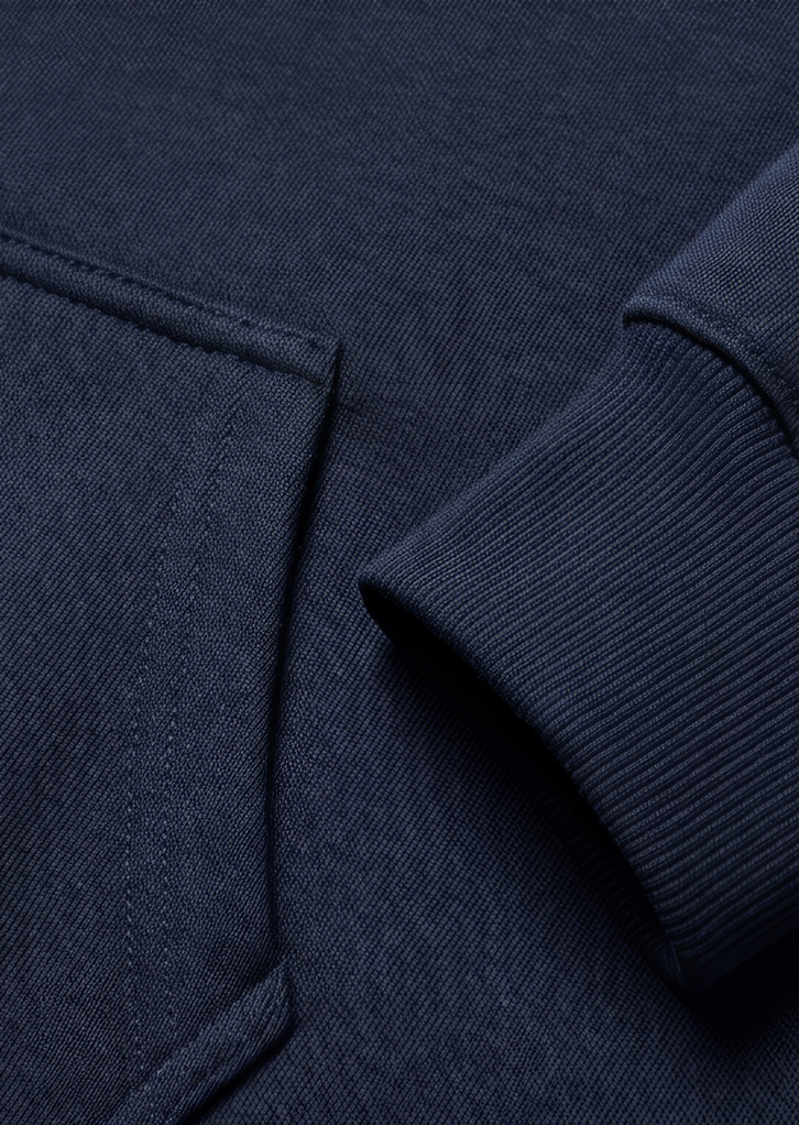 Unisex Pullover Hoodie Black & Navy Blue